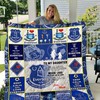 Quilt Blanket For Fans Of Everton F.C., A Perfect Gift For Your Daughter