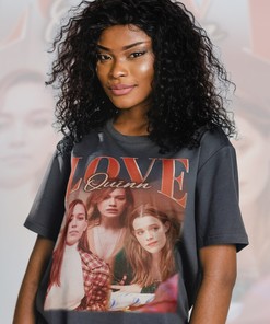 Quinn Love Tee | Victoria Pedretti T-Shirt | Friends Series Fan Shirt | You Netflix Series Merch