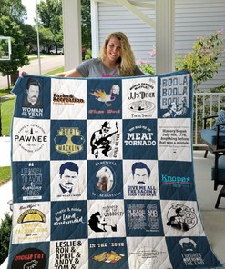 Quotes Quilt Blanket - Inspiring Quotes From Parks And Recreation