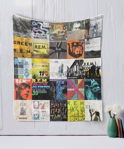R.E.M Style 2 Quilt Bedding Set - Music-Inspired Quilt Set for Fans of the Band
