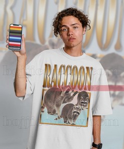 Racoon Homage Tshirt, Ideal for Fans of Raccoons and Wildlife