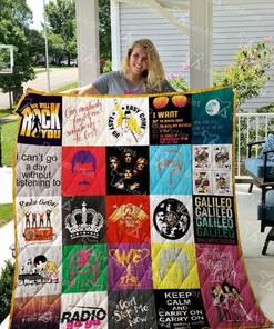 Radio Ga Ga Collection of Legend Freddie Mercury Quilt Bedding Set