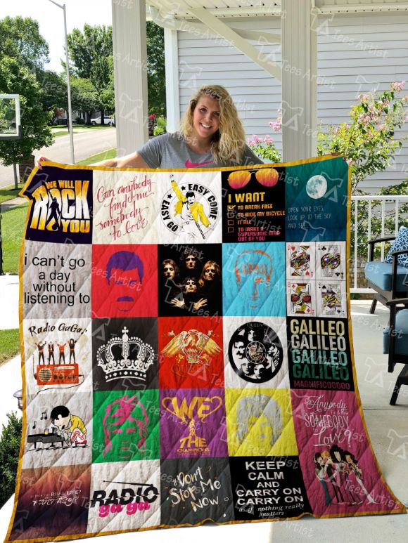 Radio Ga Ga Collection of Legend Freddie Mercury Quilt Bedding Set