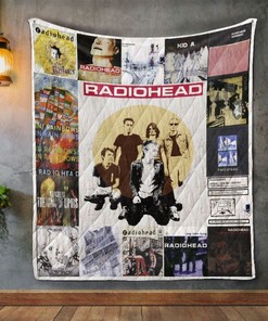 Radiohead 2 Album Covers Quilt Blanket for Fans of Radiohead