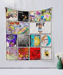 Rafter Quilt Blanket - This cozy and stylish quilt blanket features an abstract rafter design.
