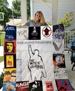 Rage Against the Machine Albums Quilt Blanket For Fans Ver 17, Featuring the Legendary Political Rock Band