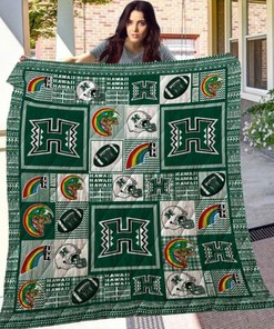 Rail 'em Warriors NCAA Hawaii Warriors Collection Collected Quilt Bedding Set