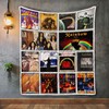 Rainbow Album Cover Quilt Blanket, Perfect for Music Lovers