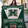 Rainbow Hawaii Warriors Quilt Bedding Set for NCAA Fans