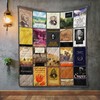 Ralph Waldo Emerson Books Quotes Collection Quilt Blanket, Great for Bookworms