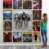 Ramones Albums Quilt Blanket New Arrival, Cozy Bed Set for Punk Rock Enthusiasts