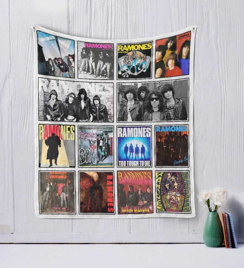 Ramones Collection Quilt Blanket for Music Fans