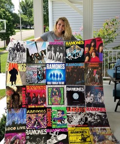 Ramones Style 2 Quilt Blanket Punk Rock Bedding Set
