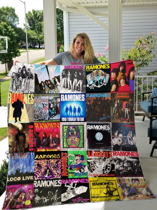 Ramones Style 2 Quilt Blanket Punk Rock Bedding Set