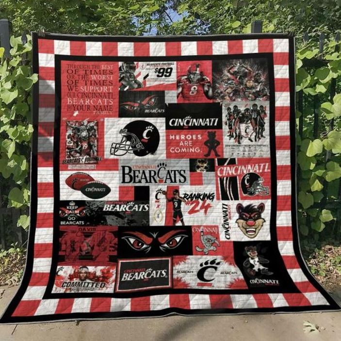 Ranking 24 Ncaa Cincinnati Bearcats Collection Quilt Bedding Set Full