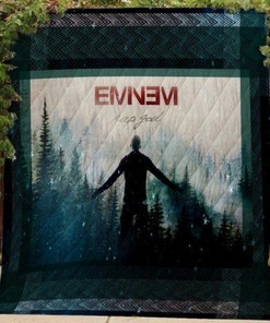 Rap God Eminem Quilt Blanket for Music Fans