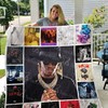 Rap Music Future Vintage Quilt Blanket - Hip Hop Lovers Will Enjoy this Future Vintage Quilt Bedding Set