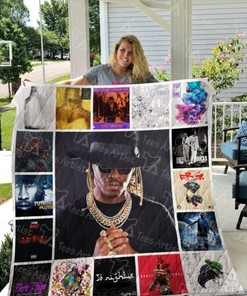 Rap Music Future Vintage Quilt Blanket - Hip Hop Lovers Will Enjoy this Future Vintage Quilt Bedding Set