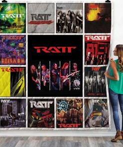Ratt Fans Quilt Blanket - For Lovers of the Classic Glam Metal Band