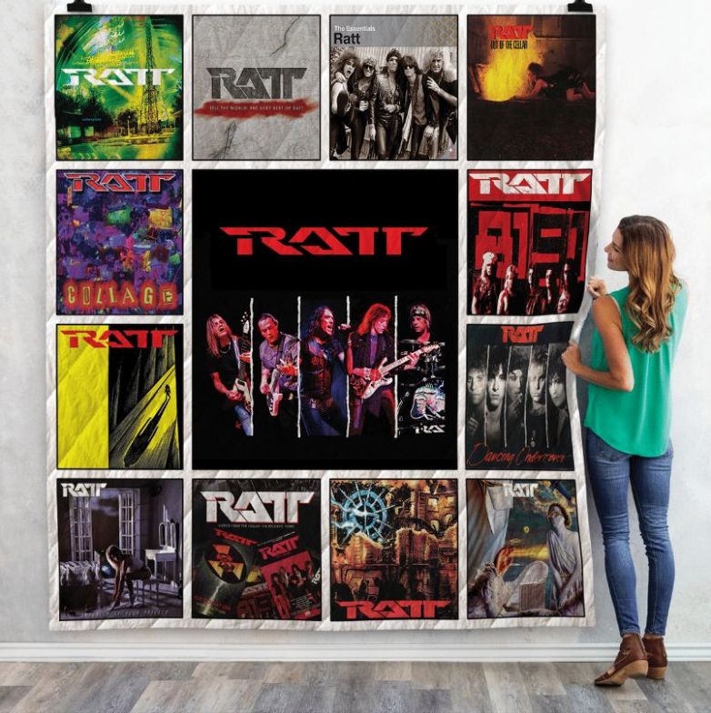 Ratt Fans Quilt Blanket - For Lovers of the Classic Glam Metal Band