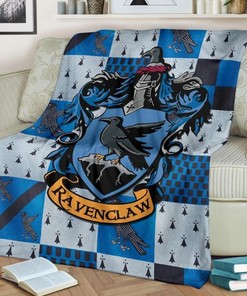 Ravenclaw House Harry Potter Fleece Blanket Gift for Fans