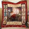 Reading And Writing Customized Quilt - A perfect gift for book lovers, this customized quilt blanket is sure to impress.