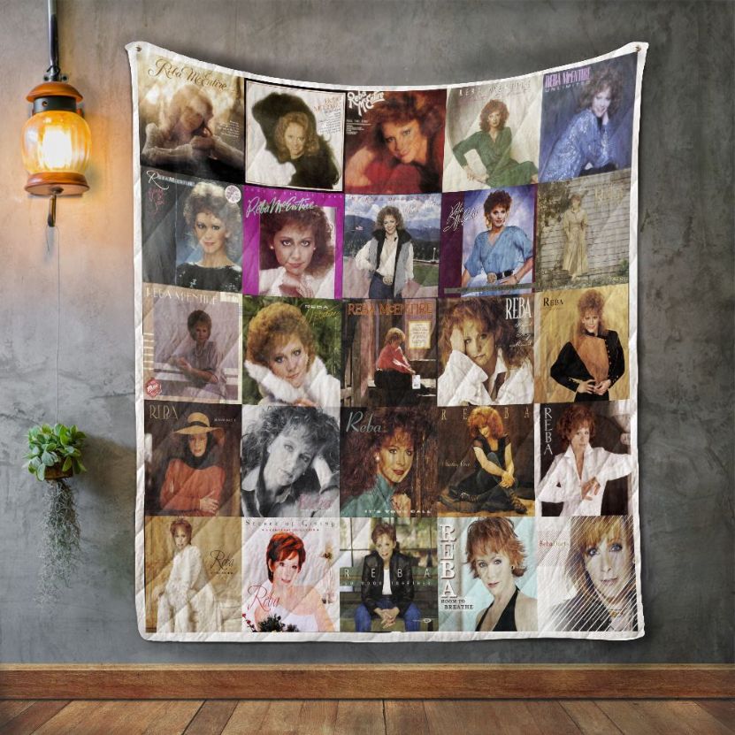 Reba Mcentire 2 Album Covers Quilt Blanket - Reba McEntire Fans Can Enjoy this Collection Quilt Bedding Set