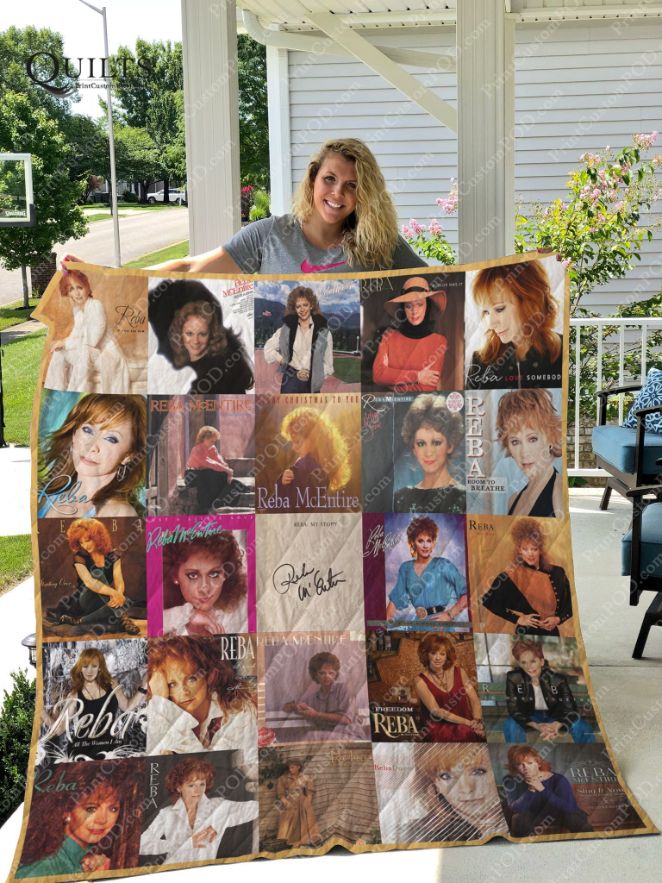 Reba Mcentire Quilt Blanket For Fans Ver 25 Country Music Bedding Set