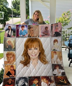Reba Mcentire Vintage Music Quote Quilt Bedding Set
