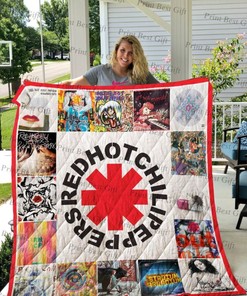 Red Hot Chili Peppers Albums Poster Quilt Blanket for Fans