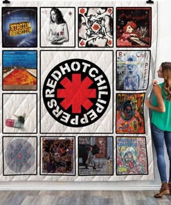 Red Hot Chili Peppers Quilt Bedding Set - Turn up the heat with this Red Hot Chili Peppers quilt bedding set