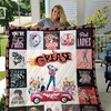 Rediscover The Greatness Of Grease With Grease Retro Quotes Quilt Blanket