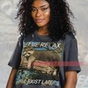Relax with this Opossum Meme Shirt, Exist Later, featuring Raccoon Tanuki and Possum