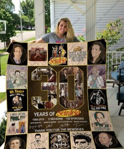 Relive The Laughs With 30 Years Of Seinfeld For Fans Quilt Bedding Set
