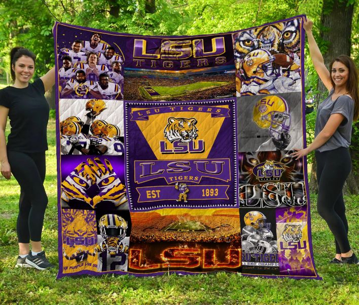 Rep Your Team With This LSU Tigers Quilt Blanket