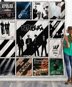 Republika Albums Quilt Blanket Ver13, Celebrating the Polish New Wave Band