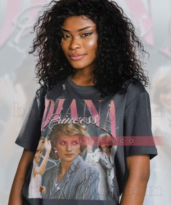 Retro 90s Style Princess Diana Fan Shirt, Tribute to British Royal