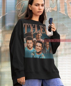 Retro 90s Tyler Durden Sweater | Project Mayhem Homage Shirt | Fight Club Bootleg Tee | Movie Fans Gifts