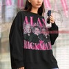 Retro Alan Rickman British Actors Sweatshirt | Die Hard Homage Hoodie with Nakatomi Plaza and John McClane Quotes