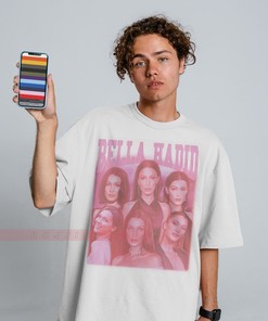 Retro Bella Hadid Shirt, Vintage Tribute Tee 90s, Bella Hadid Homage Tshirt, Bella Hadid Rap Shirt, Movie Shirt for Fans