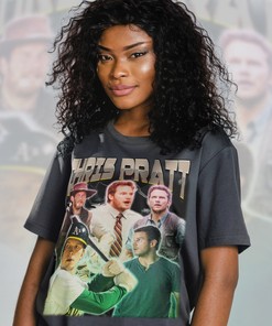Retro Chris Pratt Homage Tee Shirt for Fans