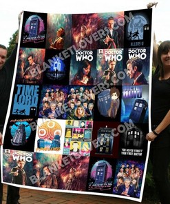 Retro Doctor Who Great Quilt Blanket Vintage TV Show Bedding Set
