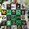 Retro Green Bastard Quilt Blanket - Ideal for Classic Car Lovers