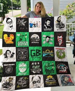 Retro Green Bastard Quilt Blanket - Ideal for Classic Car Lovers