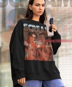 Retro Horror Movie Sweater - Scary Movie Bill Loomis & Stu Matcher Fan Shirt