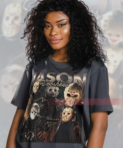 Retro Jason Voorhees Horror Shirt | Scary Friday the 13th Tee | Movie Fans Gifts | Vintage Movie Shirts Homage