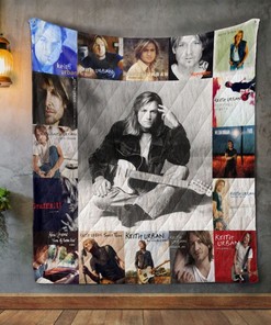 Retro Keith Urban Collected Album Covers Quilt Bedding Set - Perfect for Country Music Fans