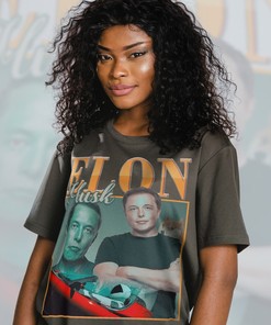 Retro T-shirt - Billionaire Shirt, Elon Musk Tee, Triangle 69 420 Design Car Shirt for Movie Fans