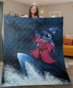 Revisit The Classic With Stitch And Lilo Quilt Bedding Set
