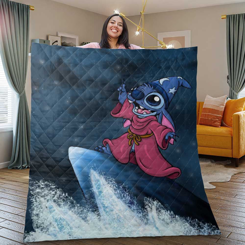 Revisit The Classic With Stitch And Lilo Quilt Bedding Set